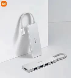 Хаб адаптер Xiaomi Type-C 5-in-1 Docking Station (BHR8804GL) - мініатюра 8