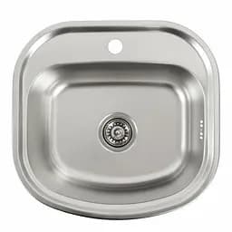 Кухонная мойка из нержавеющей стали Platinum декор 4947 (0,8/180 мм), Decor