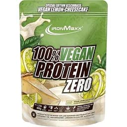Протеїн IronMaxx 100 % Vegan Protein Zero Лимонний чізкейк 500 г