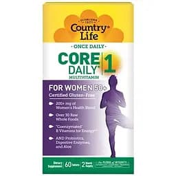 Вітаміни та мінерали Country Life Core Daily-1 for Women 50+ 60 таблеток