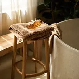 Рушник MBM HOME Шепіт 70x140 см коричневий (BT-21 L BROWN) - мініатюра 12