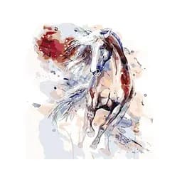 Картина за номерами Danko Toys Скакун 40х40 см