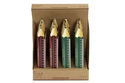 Линейка деревянная фигурная Карандаш, 12 см