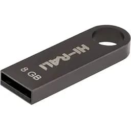 USB Flash Drive Hi-Rali Shuttle 8 GB сталевий (ЦУ-00034293)