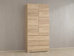 Шафа для одягу Flamecame без ручок з полками та трьома ящиками з ДСП II Б-1