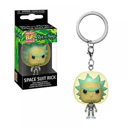 Брелок Рик и Морты Рик в скафандре Rick and Morty Funko Pop Space suit 4 см RM SR 689