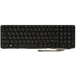Клавіатура для ноутбука HP 250 G2, G3; 255 G2, G3; 256 G2, G3 чорний, чорний фрейм