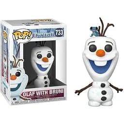 Фігурка Funko Pop Холодне серце Олаф і Бруно Frozen 2 Olaf with Bruni 9 см Cartoon F O 733