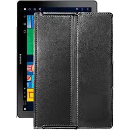 Чехол StatusCASE из экокожи для планшета Samsung Galaxy Book 2 (sm-w737v) Черный глянец