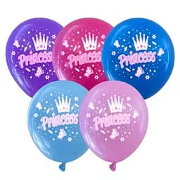 Кулька повітряна латексна з принтом 30 см (25) Princess, IDEA7-PB-45