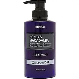 Кондиционер для волос "Чистое мыло" 500 мл Kundal Honey & Macadamia Protein Hair Treatment Clean Soap