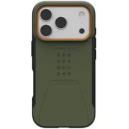 Чохол до мобільного телефона UAG iPhone 17 Pro Civilian MagSafe Olive/Orange (114545117297)