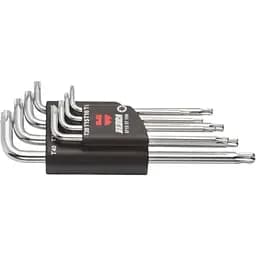 Набір ключів Wurth Г-подібних Torx з кулькою ТХ9-40, 8 шт. Zebra (арт. 071537 100)
