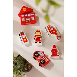 Набір для залізниці Viga Toys Пожежна станція (50815) - мініатюра 4