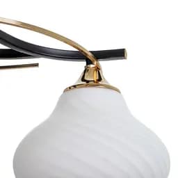 Люстра стельова Brille в спальню E27 60W BK (LK-712S/2) - мініатюра 2