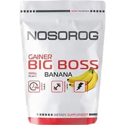 Гейнер Power Pro Nosorog Gainer BIG BOSS 1.5 кг Banana