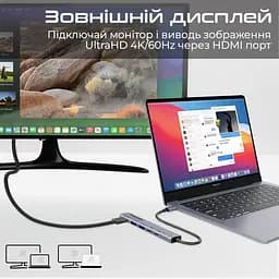 USB-Хаб Promate на 5 портів (linkhub-5x) - мініатюра 4