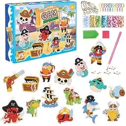 Набор для творчества алмазная мозаика Bambi Пираты брелок 15 штук SK8020