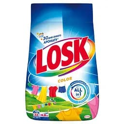 Порошок для прання Losk Color для кольорових речей 4.8 кг 32 цикли прання