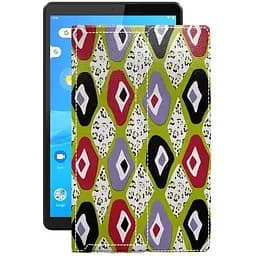 Чехол StatusCASE из экокожи для планшета Lenovo M8 TB-8705f Камни-цветные