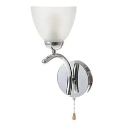 Бра Brille LK-077W/1 настінне накладне з вимикачем E14 CH