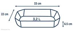 Набір форм для запікання Pyrex INSPIRATION 2 предмети kuh0016017 - мініатюра 4