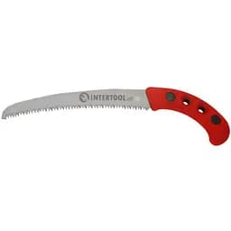 Пила ручна для обрізки гілок садова Intertool 255 мм x 7T x 1" x 3D HT-3144