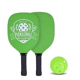 Набор для игры в пиклбол BD20600 две ракетки, мяч, в сетке (6906231353516) зеленый