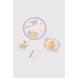 Набір дитячого посуду Метелик YI WU RONG XIU YJ888-5-4 Різнокольоровий (2002015118099)