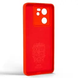 Силиконовый чехол для Xiaomi 13T 5G/13T Pro 5G, Icon Ring, красный, панель-накладка, с кольцом-подставкой на 360°, противоударный, возможность использования магнитных держателей, ArmorStandart (ARM72797) - мініатюра 2