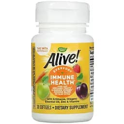 Здоровый иммунитет Nature's Way Alive Immune Health 30 гелевых капсул (NWY13294)