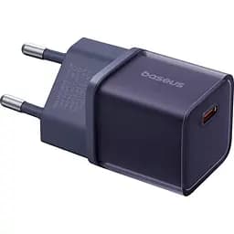 Мережевий зарядний пристрій Baseus GaN5S Fast Charger 1Type-C 30W EU P10162504523-00 Purple - мініатюра 2