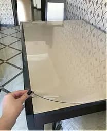 М'яке скло Прозора силіконова скатертина на стіл Soft Glass Захист для меблів 1.5х1.0 м (Товщина 1.5 мм) - мініатюра 8