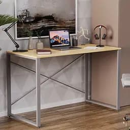 Письмовий стіл Ferrum-decor Серії Конект 75x120x60 сірий ДСП Дуб Артізан 16мм (FRD-104215)