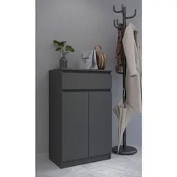 Тумба для взуття MebelStar Нео 80x35x95 см Антрацит (MBS-1009)