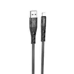 Кабель Hoco U105 Pisces Cable USB to Lightning 2,4A 1,2m Black
