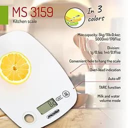 Ваги кухонні Mesko MS 3159 до 5 кг - мініатюра 8
