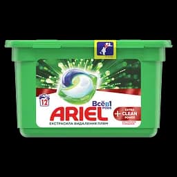 Капсули для прання Ariel Pods Все-в-1 + Екстра OXI Effect, 12 шт (81763738)