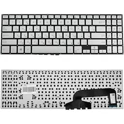 Клавіатура для ноутбука ASUS (X507 series) rus, silver, без фрейма (оригінал) - мініатюра 2