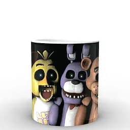 Кухоль GeekLand Five Nights At Freddys П'ять ночей з Фредді постер FN.02.003.119 330 мл білий