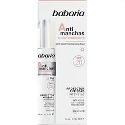 Флюїд від пігментних плям зволожуючий Babaria Moisturizing Fluid Anti-Dark Spot SPF20, 50 мл