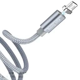 Кабель Koni Strong MicroUSB магнитный KS10 м серебристый