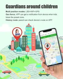 Смарт годинник-телефон дитячі Wonlex CT21 з відеодзвінком WI-FI GPS SIM-карта Blue (18555) - мініатюра 7
