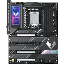 Материнська плата Maxsun LGA1851, iCraft Z890 PACIFIC, Z890, 4xDDR5, Int.Video(CPU), 4xSATA3, 1xPCI-E 16x 5.0, 1x PCI-E 8x 5.0, 2xPCI-E 4x 4.0, 4xM.2, RTL8126, 9xUSB3.2, 2xType-C, DP/HDMI, WIFI7+BT5.4, 16 Phase, Debug, ARGB, ATX