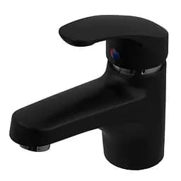 Змішувач для умивальника Plamix Fidel-001 SET Matte black PM0660 Чорний матовий