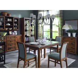 Модульна стінка для вітальні ВМК (БРВ) Індіана N100035 Дуб шуттер (BRW-1591)