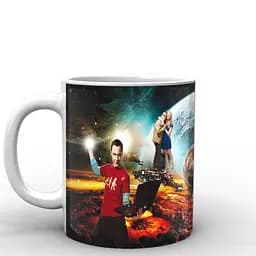 Кухоль GeekLand Теорія великого вибуху The Big Bang Theory на космічному фоні BB.002.22 330 мл білий - мініатюра 2