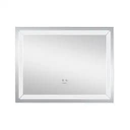 Дзеркало Kroner KRP Spiegel HR1 - 9070 з LED-підсвічуванням та антизапітнінням CV030031, Білий - мініатюра 4