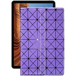 Чехол StatusCASE из экокожи для планшета Chuwi HIPad Air Фиолетовый ромб