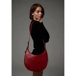 Жіноча шкіряна сумка Vivian червона